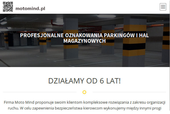 Projekt strony mobilnej motomind.pl